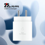Bave 25W USB-C Charger -PD-PPS Power Adapter With Cable