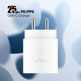 Bave 25W USB-C Charger -PD-PPS Power Adapter With Cable