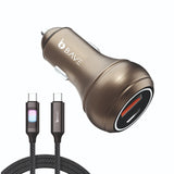 BAVE 145W Flash Car Charger with USB-C Cable