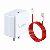 BAVE 80W SuperVOOC Fast Charger with USB-A to Type-C Cable