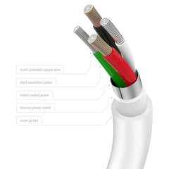 BAVE 65W USB C to USB C Fast Charging Cable, 1M Braided Type C Cable with PD 3.25A Fast Charge