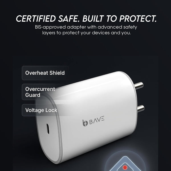 bave 45W PD-PPS -usb-c-fast-charger-with-usb-c-to-usb-c-cable