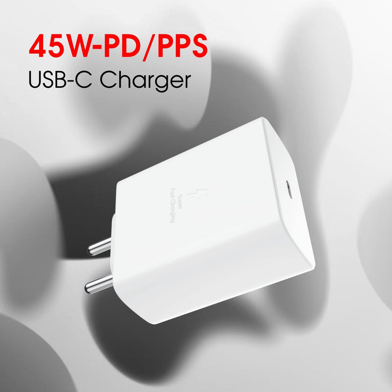 45W-PD-PPS Charger USB-C Power Adapter With Cable