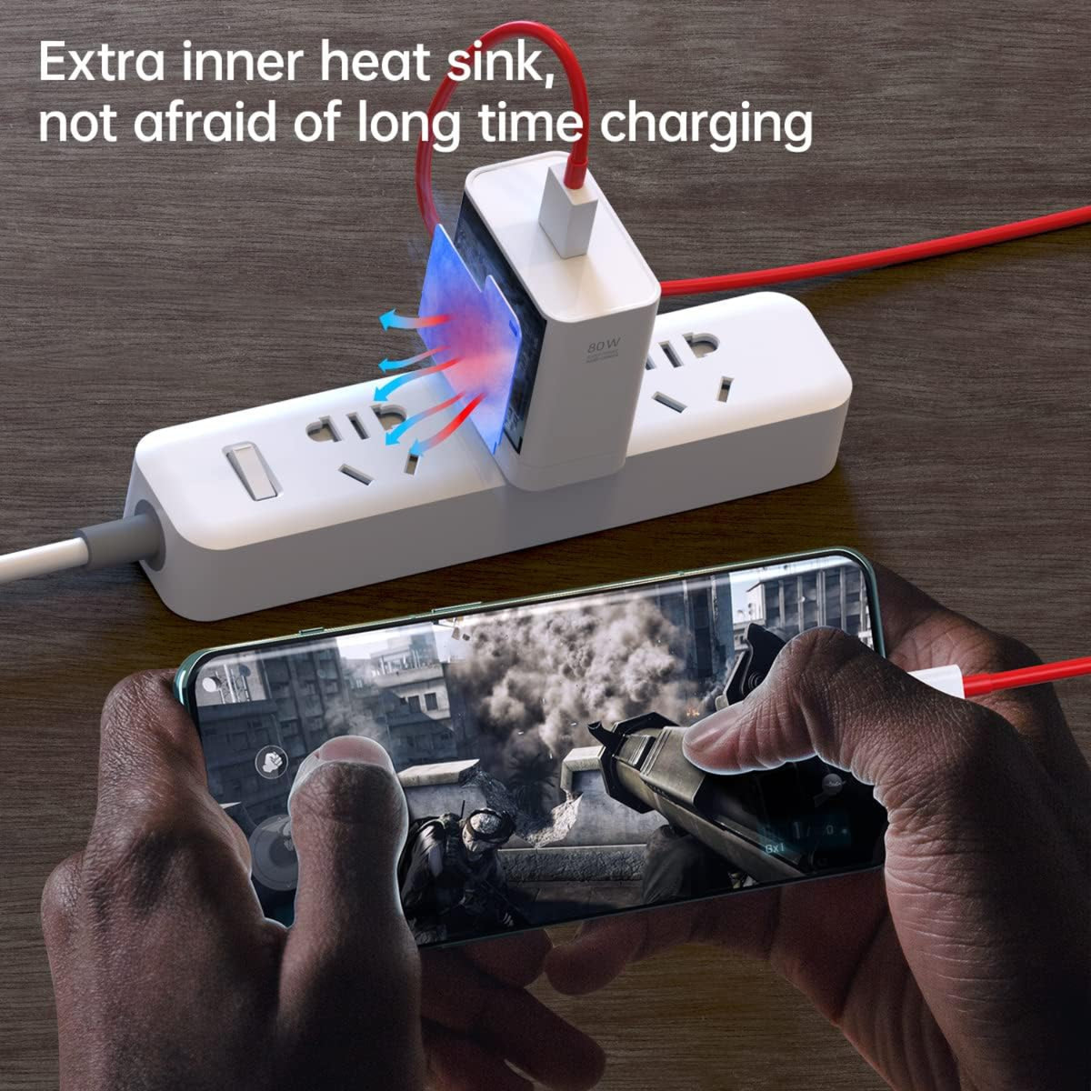 Bave 100W Charger USB-A Power Adapter With Cable