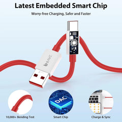 BAVE 100W 5A USB-A to Type-C Fast Charging Cable