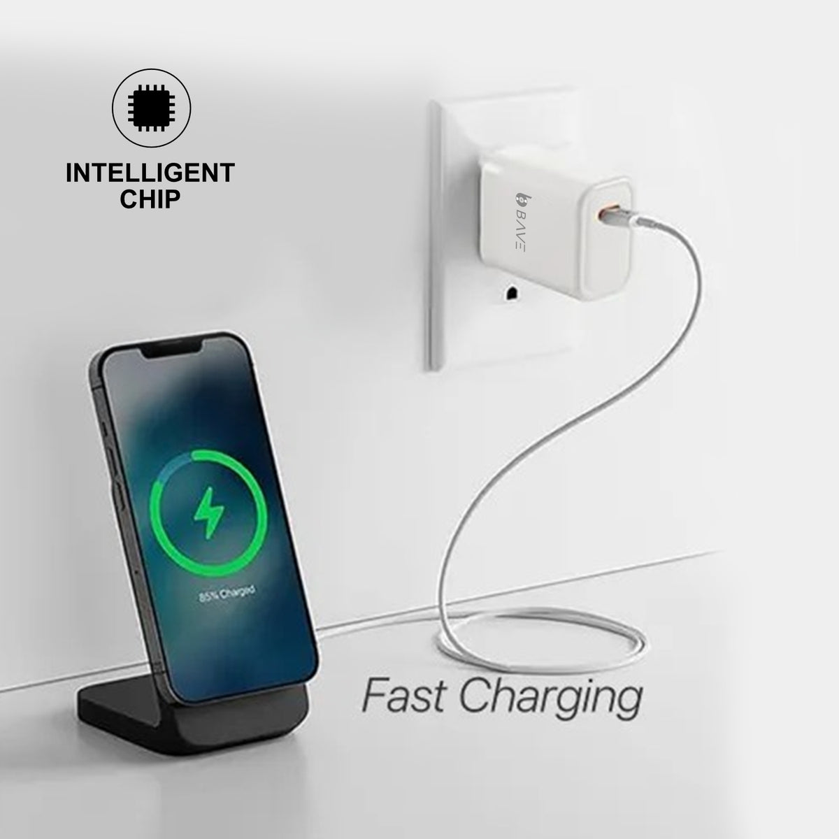 Bave 35W PD GANTECH PD-PPS+SUPERVOOC+FLASH CHARGER , USB-C POWER ADAPTER