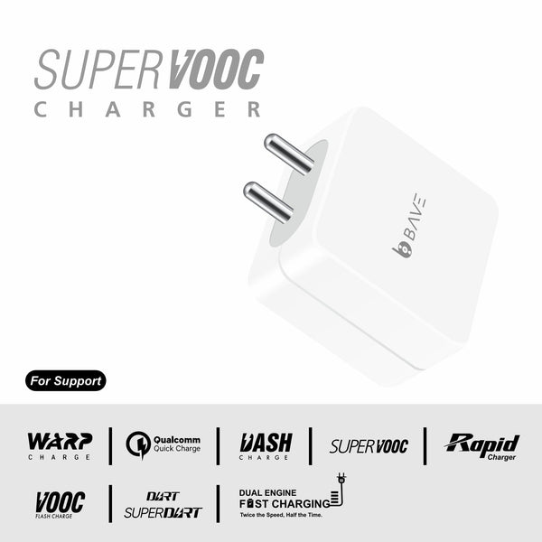 Bave 100W Charger USB-A Power Adapter With Cable