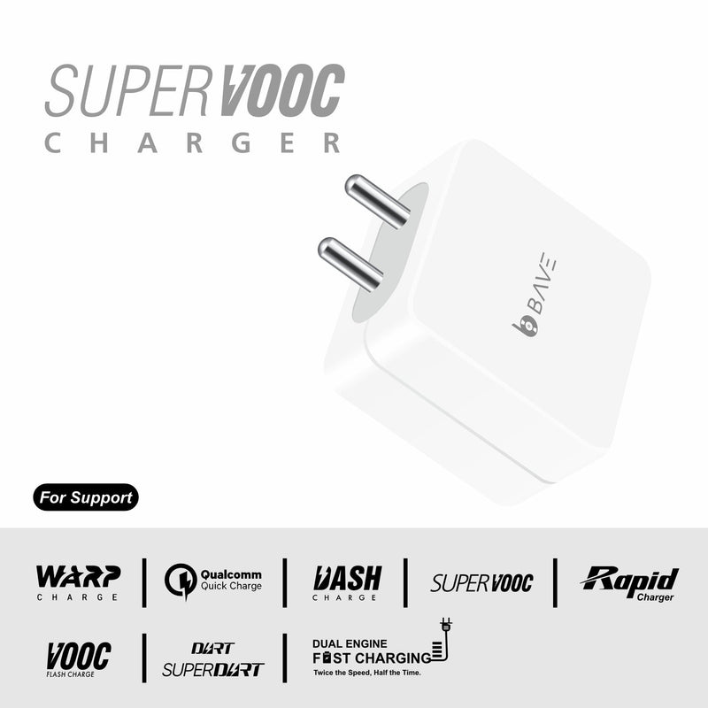 Bave 100W Charger USB-A Power Adapter With Cable