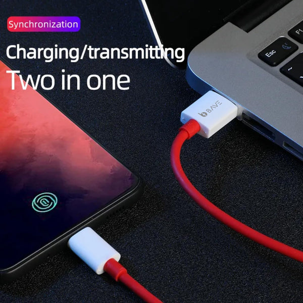 BAVE 80W SuperVOOC USB-A to Type-C Fast Charging Cable