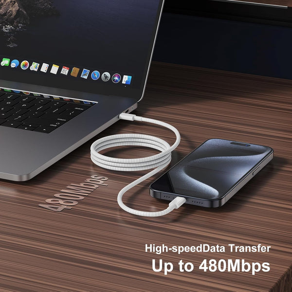 BAVE 65W USB-C to USB-C Fast Charging Braided Cable