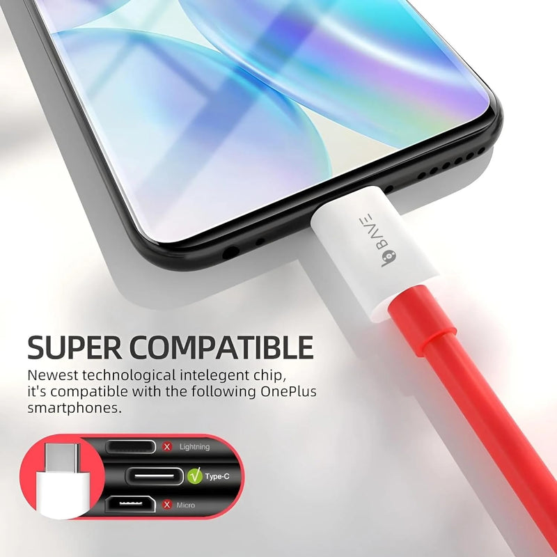 BAVE 100W 5A USB-A to Type-C Fast Charging Cable