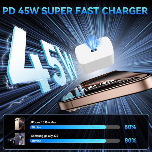 45W-PD-PPS CHARGER USB-C POWER ADAPTER