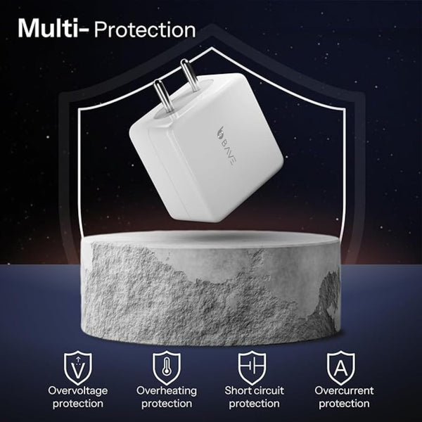 BAVE 80W SuperVOOC Fast Charger with USB-C Cable for Android