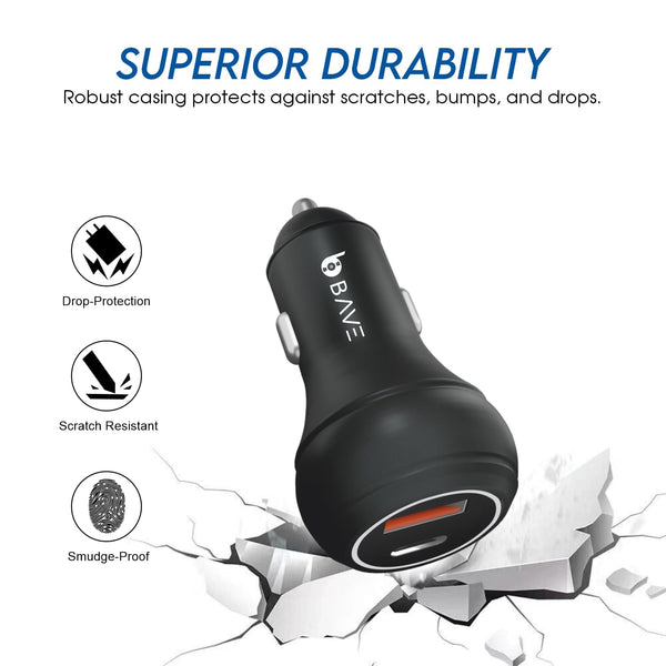 Bave 145W FLASH CHARGE 100W SUPERVOOC +45W PD/PPS CAR CHARGER