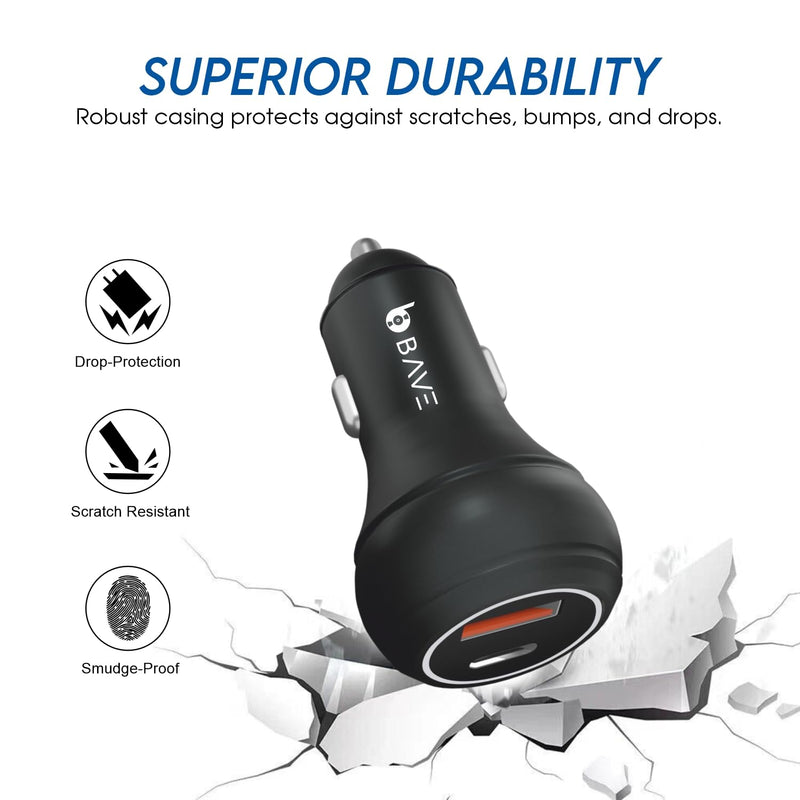 Bave 145W FLASH CHARGE 100W SUPERVOOC +45W PD/PPS CAR CHARGER
