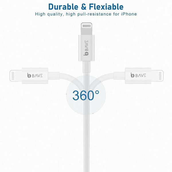 BAVE USB-C to Lightning Cable for iPhone & iPad, 1M