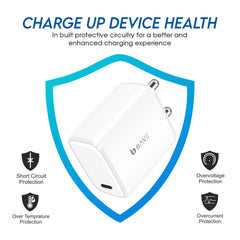 Bave 35W PD GANTECH PD-PPS+SUPERVOOC+FLASH CHARGER , USB-C POWER ADAPTER