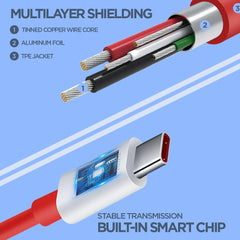 BAVE 80W SuperVOOC Fast Charger with USB-A to Type-C Cable