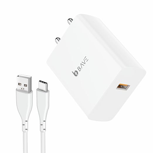 Bave 80W Flash Charger USB-A Power Adapter With Cable