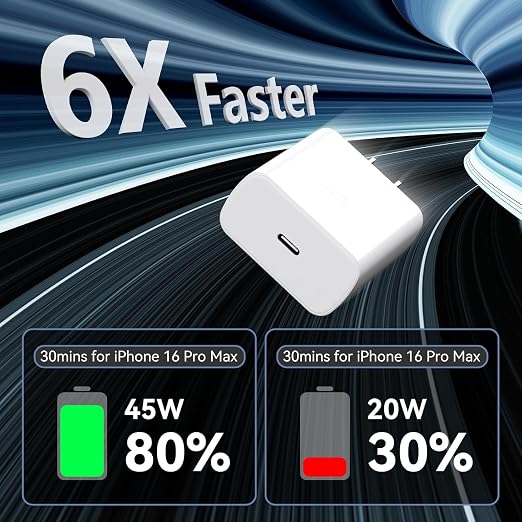 Bave 80W Flash Charger USB-A Power Adapter With Cable