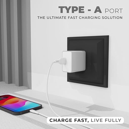 Bave 80W Flash Charger USB-A Power Adapter With Cable