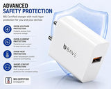 Bave 80W Flash Charger USB-A Power Adapter With Cable