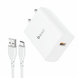 Bave 80W Flash Charger USB-A Power Adapter With Cable