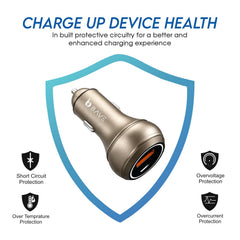 BAVE 145W Flash Car Charger with USB-C Cable