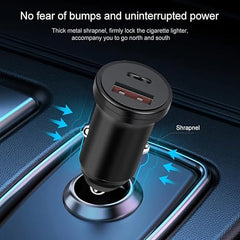 BAVE 145W Flash Charge Dual Port Car Charger