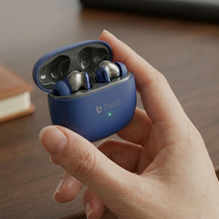 BAVE Vibe tws blue  Premium Wireless Earbuds | Crystal Clear Sound, Deep Bass, Fast Charging Case, Comfortable Fit | Bluetooth Earphones for All Devices