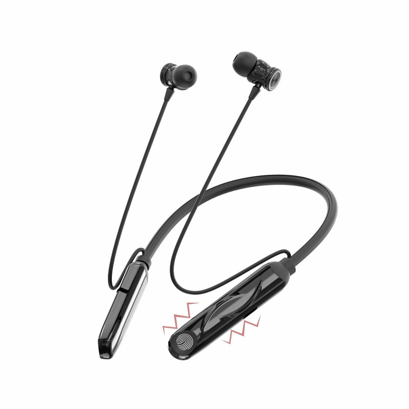 BAVE Chrome Neckband, 300 Mah, 38Hrs Playtime, 4-Voice Changer, Viberation, Touch Control, Gaming Mode, Magnetic On/Off, Wireless Bluetooth