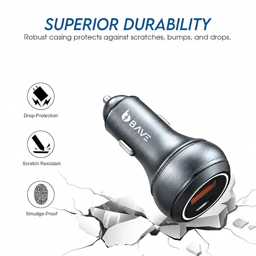 Bave 145W FLASH CHARGE 100W SUPERVOOC +45W PD/PPS CAR CHARGER